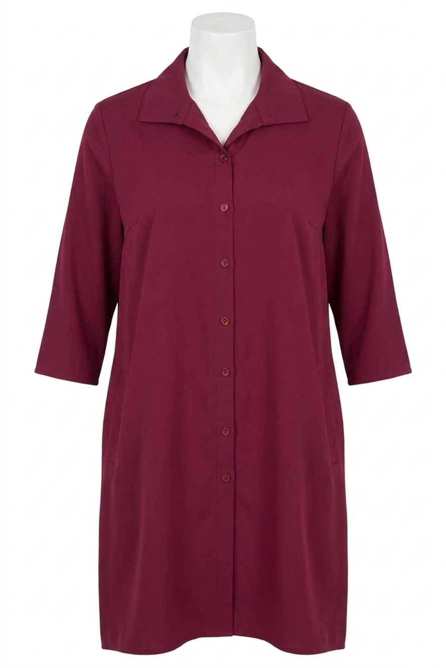 NEW STELLA CARAKASI tiburon icon tunic in magenta